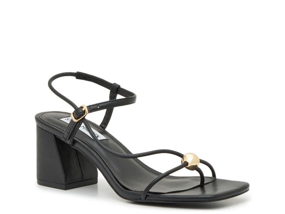 NWT Steve Madden - Black Ariaa Block Heel Sandal - 7.5